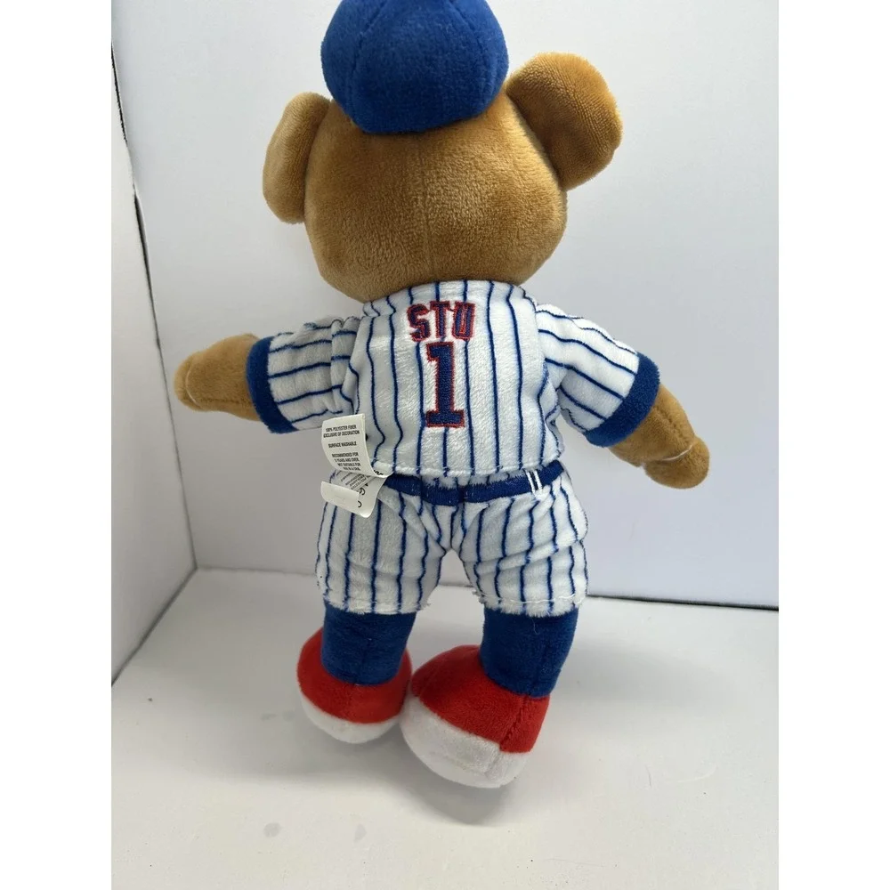 South Bend Cubs Stu Mascot Plush Figure Bear One Size MILB Baseball Multi Color